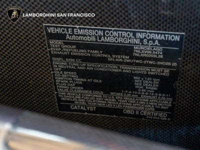2007 Lamborghini Murcielago 2dr Roadster LP640