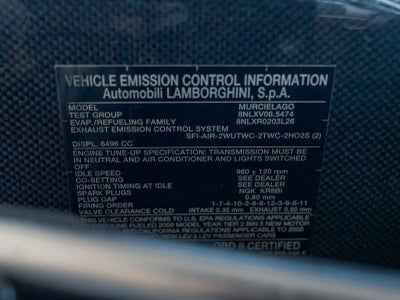 2008 Lamborghini Murcielago 2dr Roadster LP640
