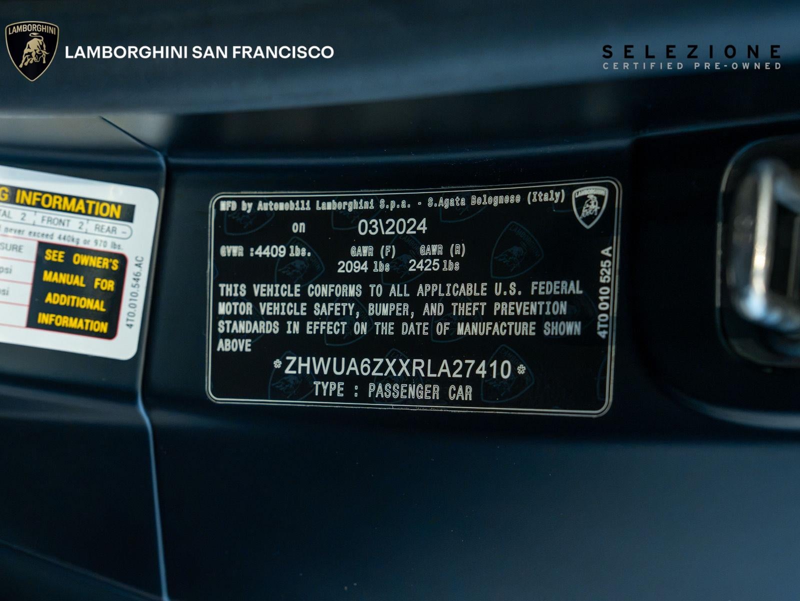 2024 Lamborghini Huracan STO